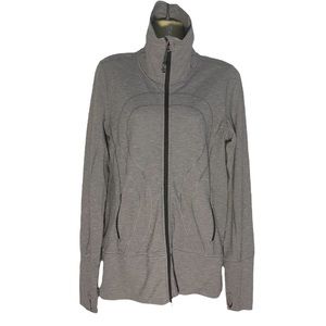 lululemon athletica Gray Full-Zip Jacket